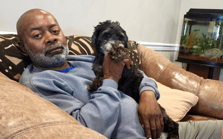 Send in the Marines: retired gunnery sergeant saves older special needs dog