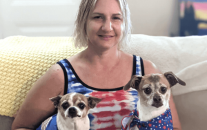 Army veteran is first time pet parent with pair of dogs rescued years apart