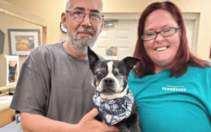 Marine Corps veteran rescues one-eyed senior dog found on busy highway