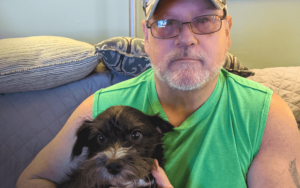 Surrendered dog becomes lifeline to homebound disabled Navy veteran