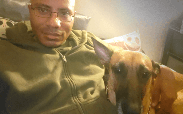 Rescue dog helps military couple cope with frequent deployments and PTSD