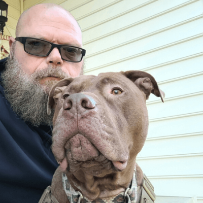 Surrendered dog becomes retired Navy war veteran's supportive shadow