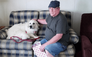 Vietnam veteran and cancer survivor gives abused dogs a loving home