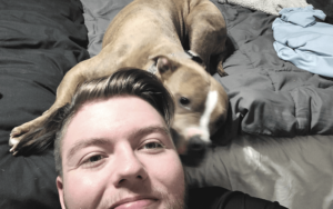 Air Force veteran with a passion for Pit Bulls gives death row dog her wings