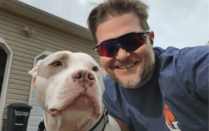 Coast Guard veteran with a passion for service saves Pit Bull in need