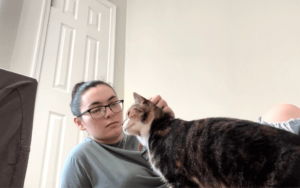 Adult rescue cat changes lonely Marine veteran's life "forever"