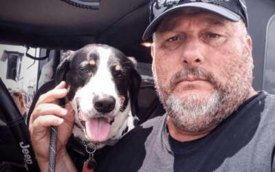 Marine veteran trades a life of danger for adventures with a rescue hound