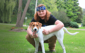 Rescue hound helps Marine Corps veteran battle post-military depression