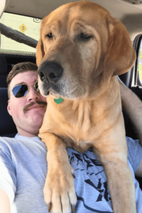 Marine discovers new support system when he adopts abused, neglected dog