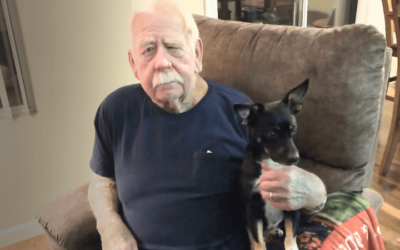 Rescued Chiweenie brings cheer to veteran grieving loss of beloved pet