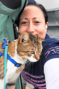 Older cat brings new energy to Marine Corps veteran and her resident feline