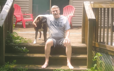 Old dog brings new energy to retired Coast Guard veteran’s home