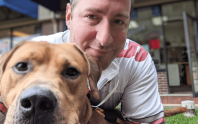 Dog on the brink of death fills hole in Iraq war veteran’s heart