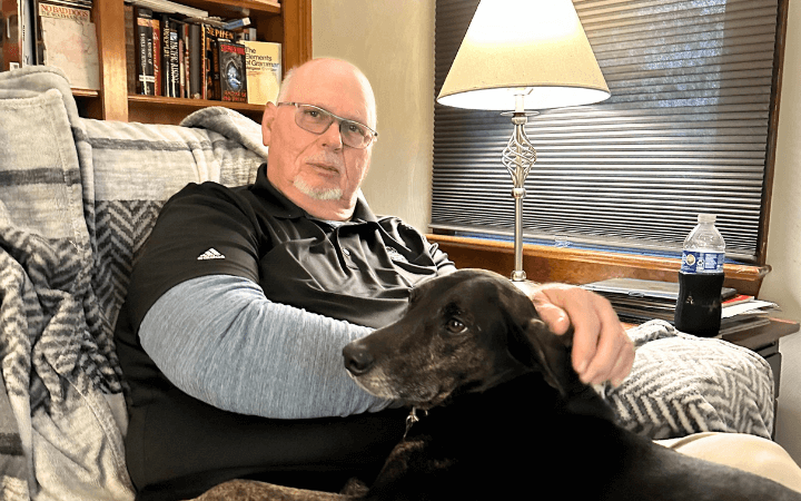 Eccentric hound teaches retired Navy veteran an important life lesson