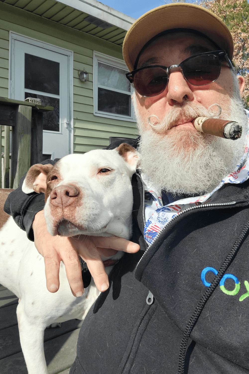 Submariner rescues abused Pit Bull after loss of his previous dog