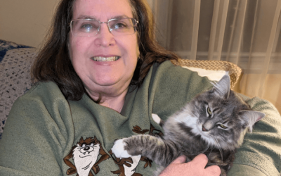 Air Force veteran finds renewed purpose with cricket-loving cat