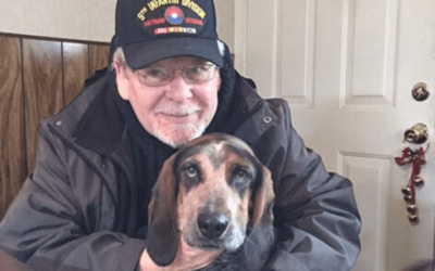 Rescue hound helps Vietnam veteran battle invisible wounds of war