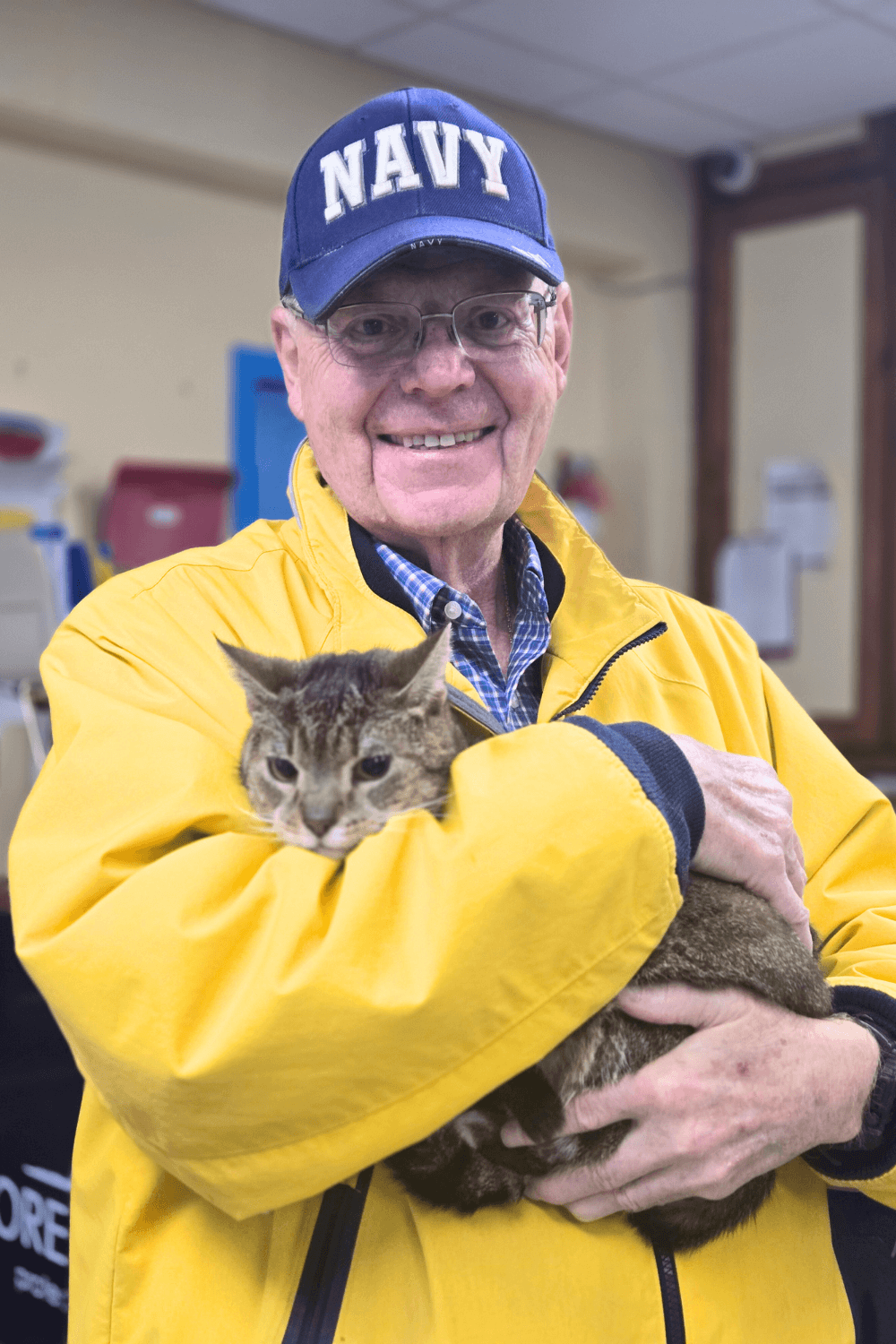 How a dog loving Navy veteran and widower became a cat guy