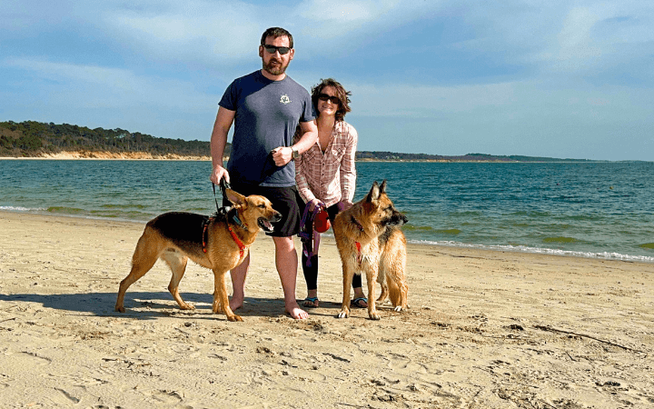 Retired Navy veteran gains newfound joy with quirky rescue dog