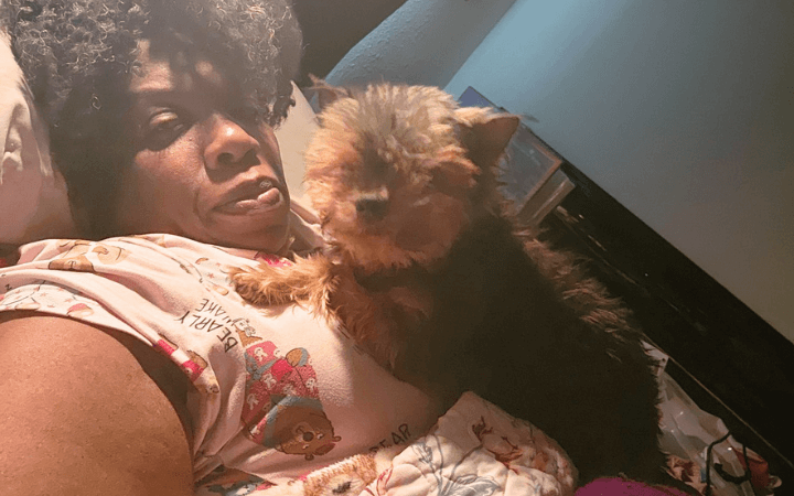 Old dog brings Army veteran out of her shell—she returns the favor
