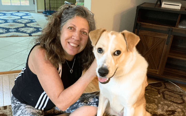 Navy veteran throws lifeline to rescue dog who saves her in return