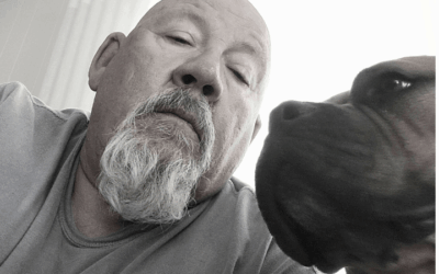 Pretty Pittie with big personality chooses Army veteran to adopt her
