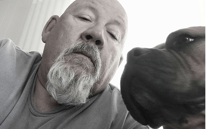 Pretty Pittie with big personality chooses Army veteran to adopt her