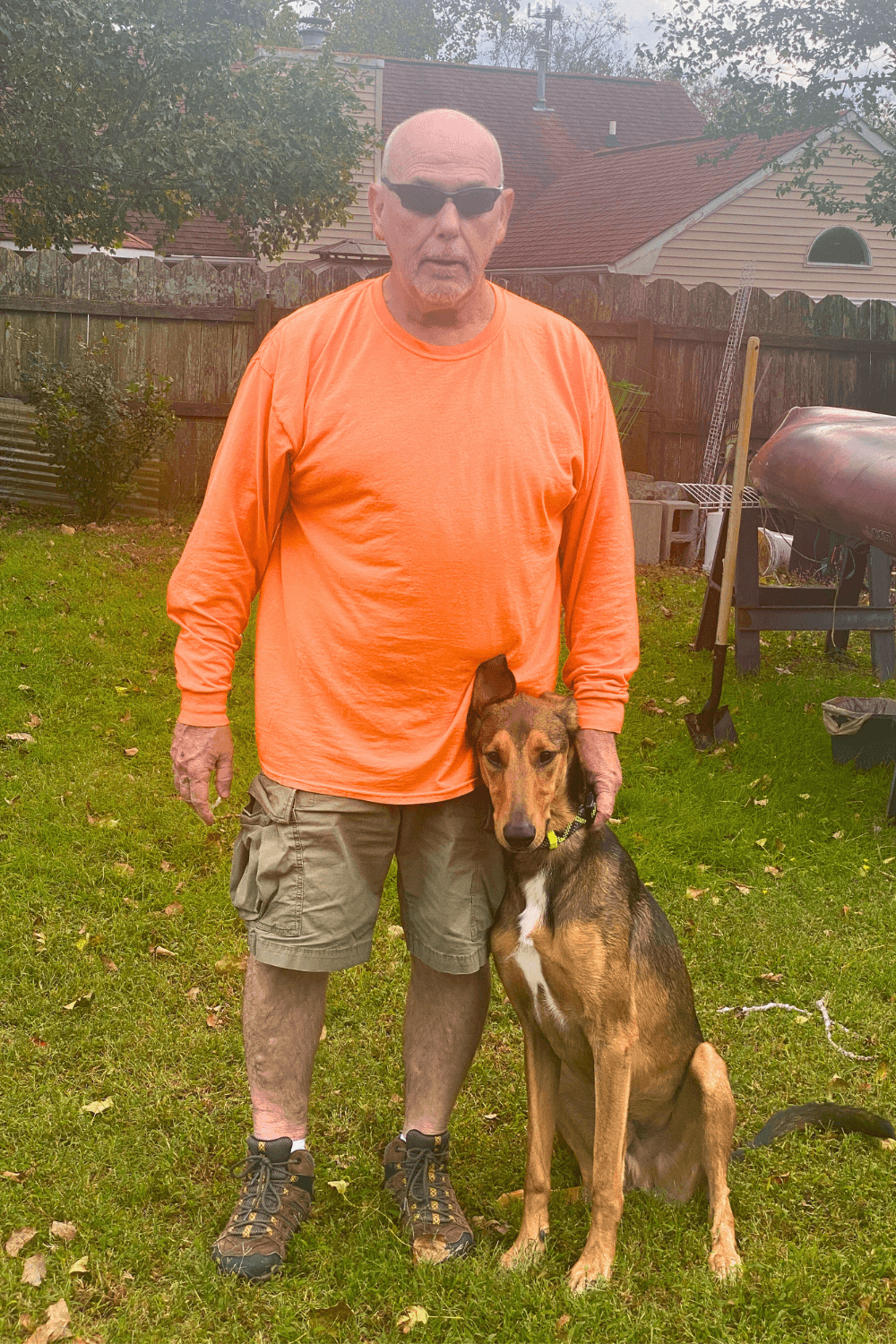 Veteran sinking into depression and abused dog heal each other
