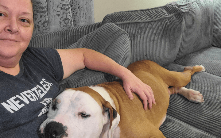 Veteran finds peace with a dog who has emotional scars of his own