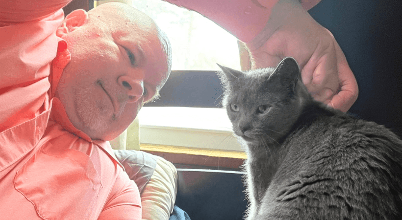 After the sudden loss of one cat a Navy corpsman saves another