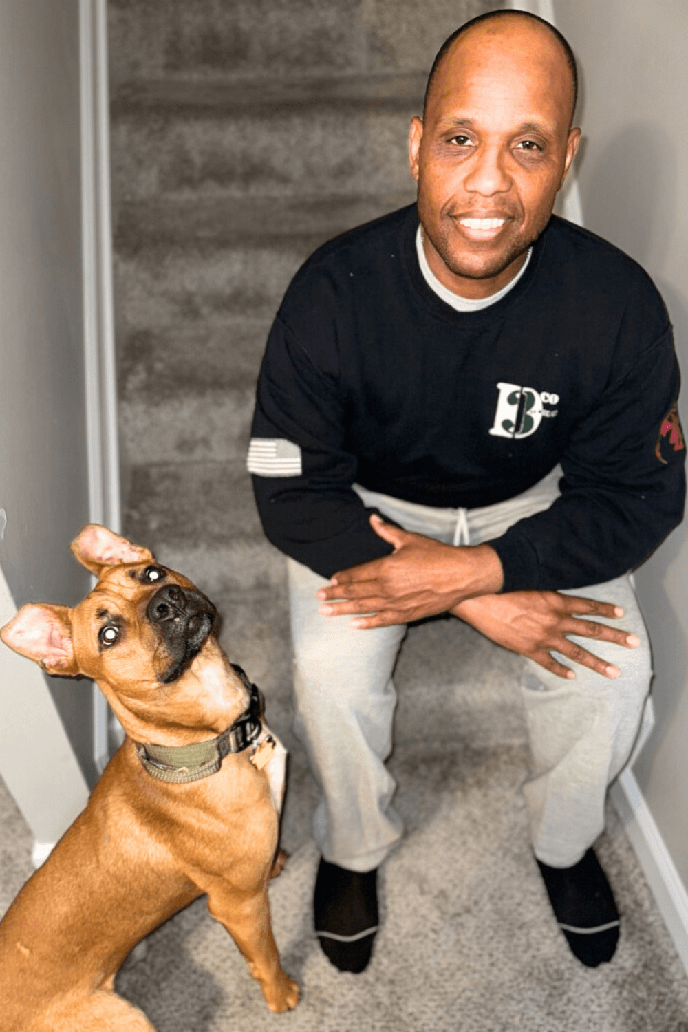 From stray to stay: how one soldier gave a wayward dog a chance