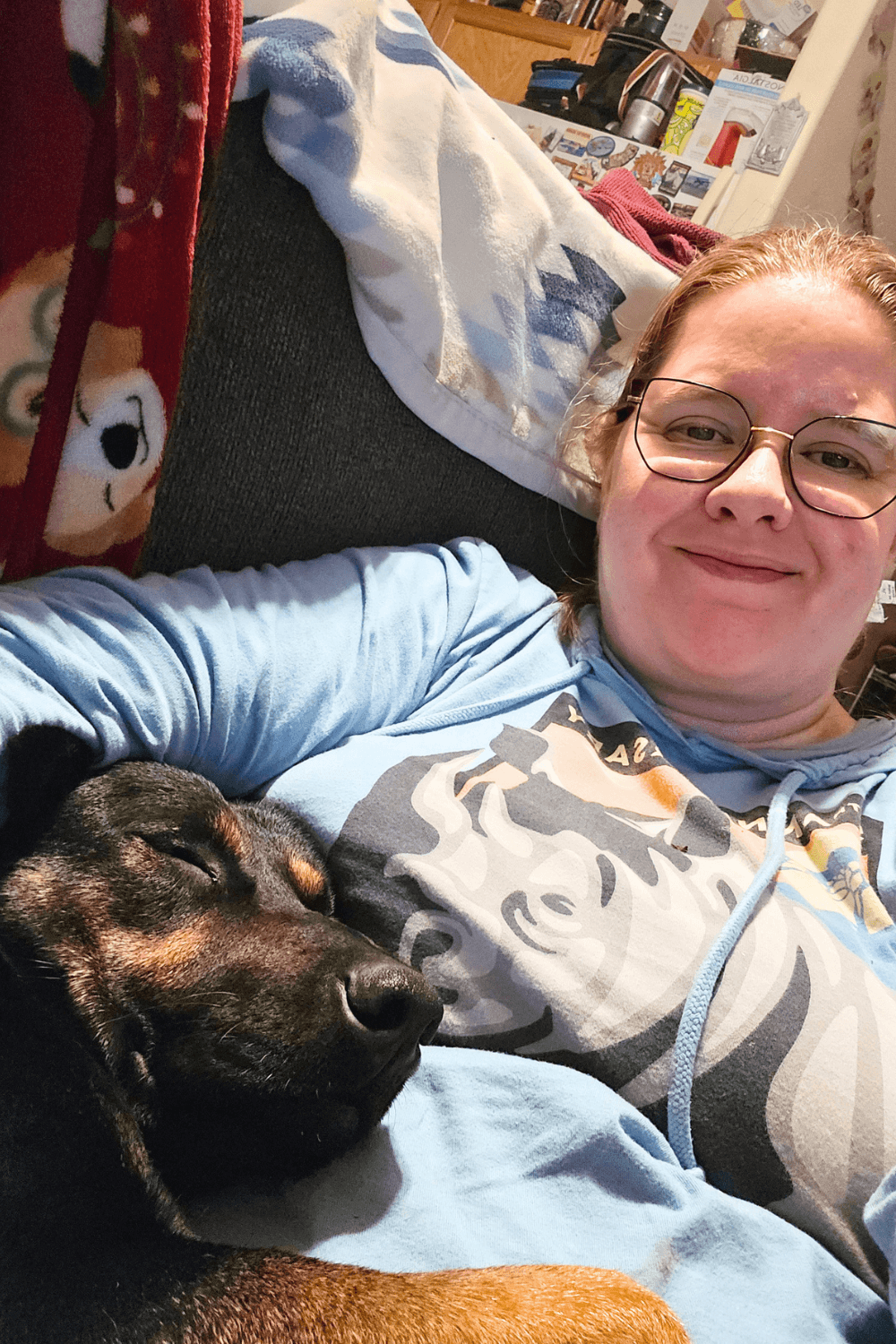 The long road home for a Navy veteran and rescue dog
